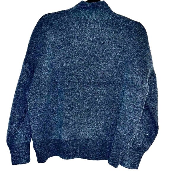 😊Philosophy Mock Neck Sweater Mock Neck Loose Fit Jewel Tone Teal Wm Sz S NWT - Picture 2 of 4